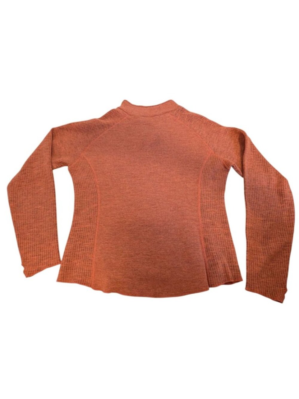 Mountain Hardwear Womens L Wool Blend Orange Sweater For Hiking & Outdoor Activi - Picture 11 of 12